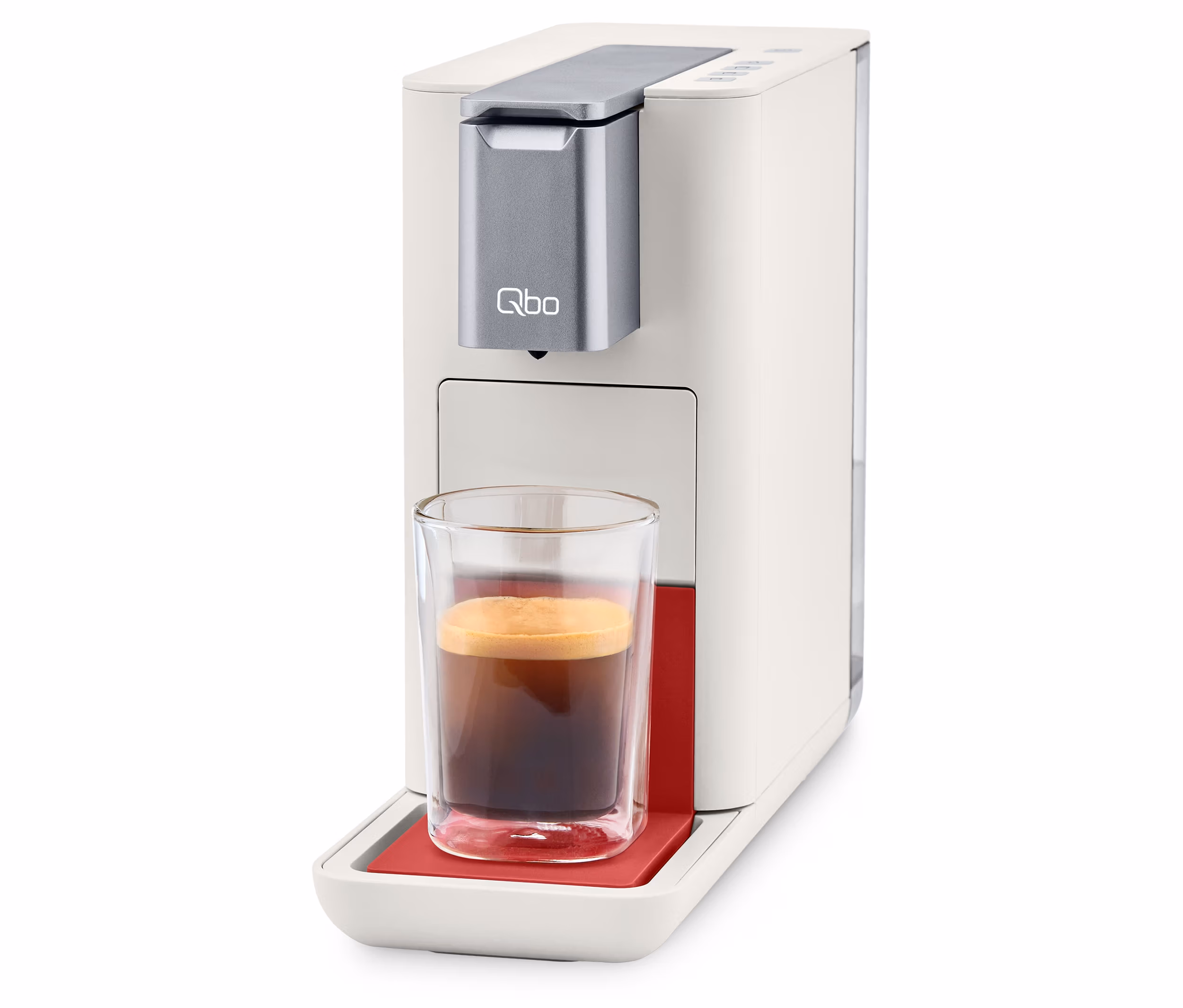Qbo ESSENTIAL Bright Sand Espresso Machine - image 1