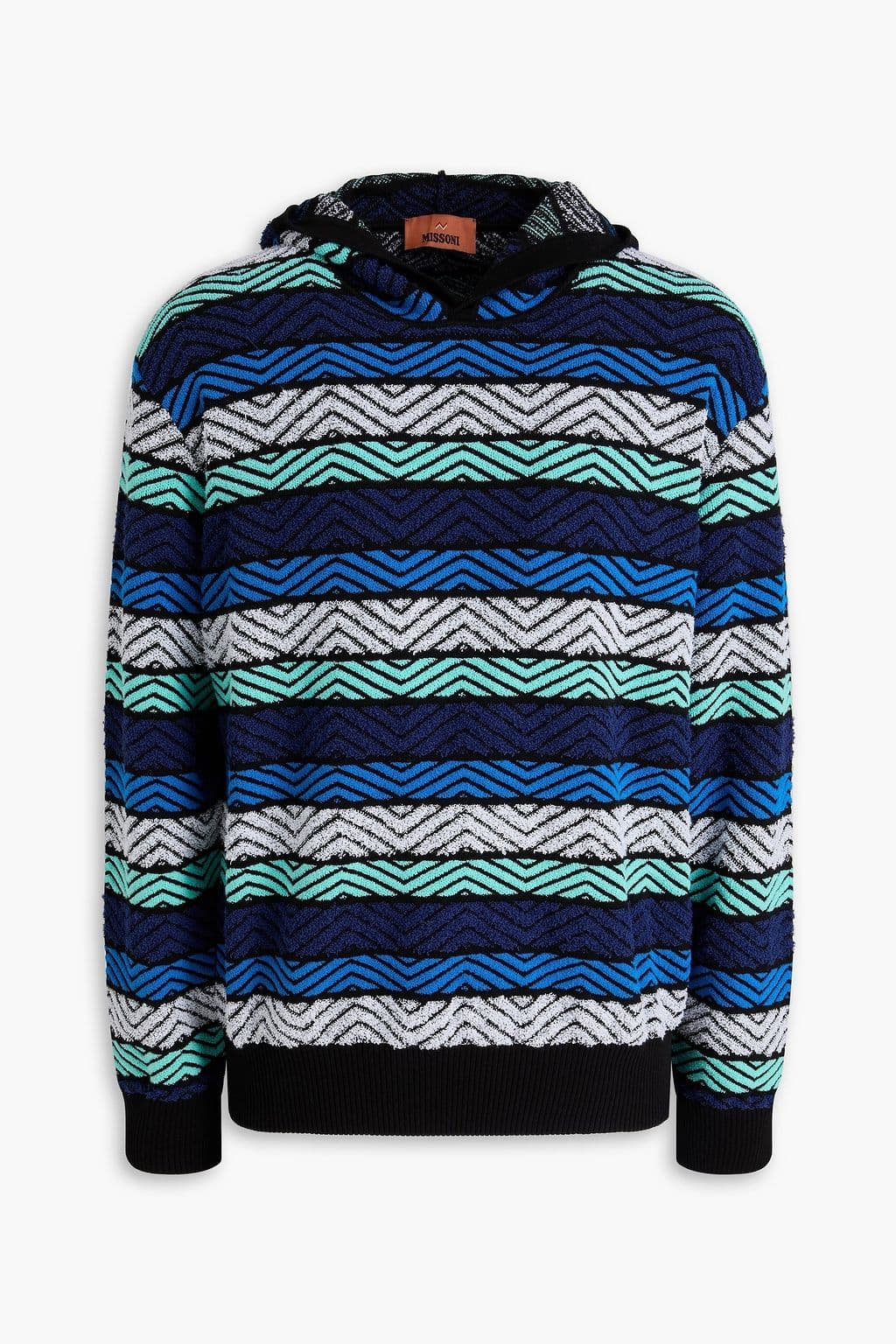 MISSONI Bouclé-knit cotton-blend hoodie - image 1