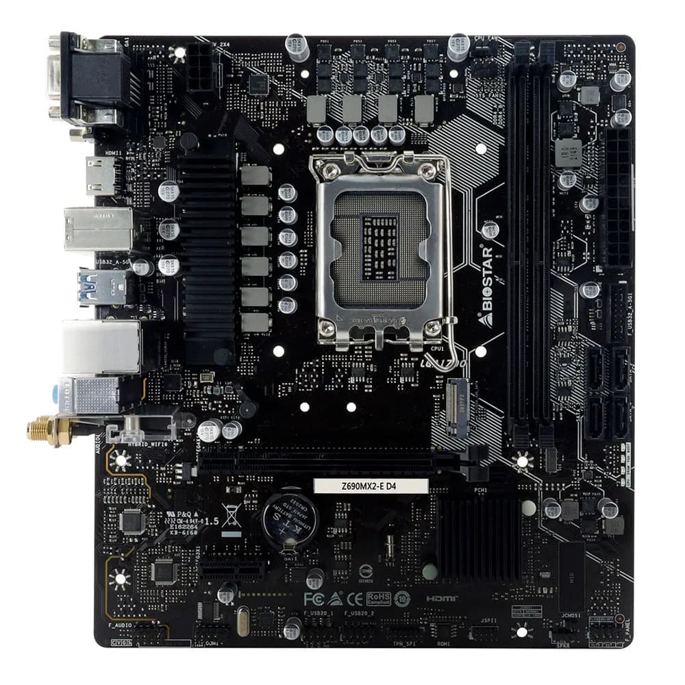 Biostar Z690MX2-E D4 motherboard - image 1