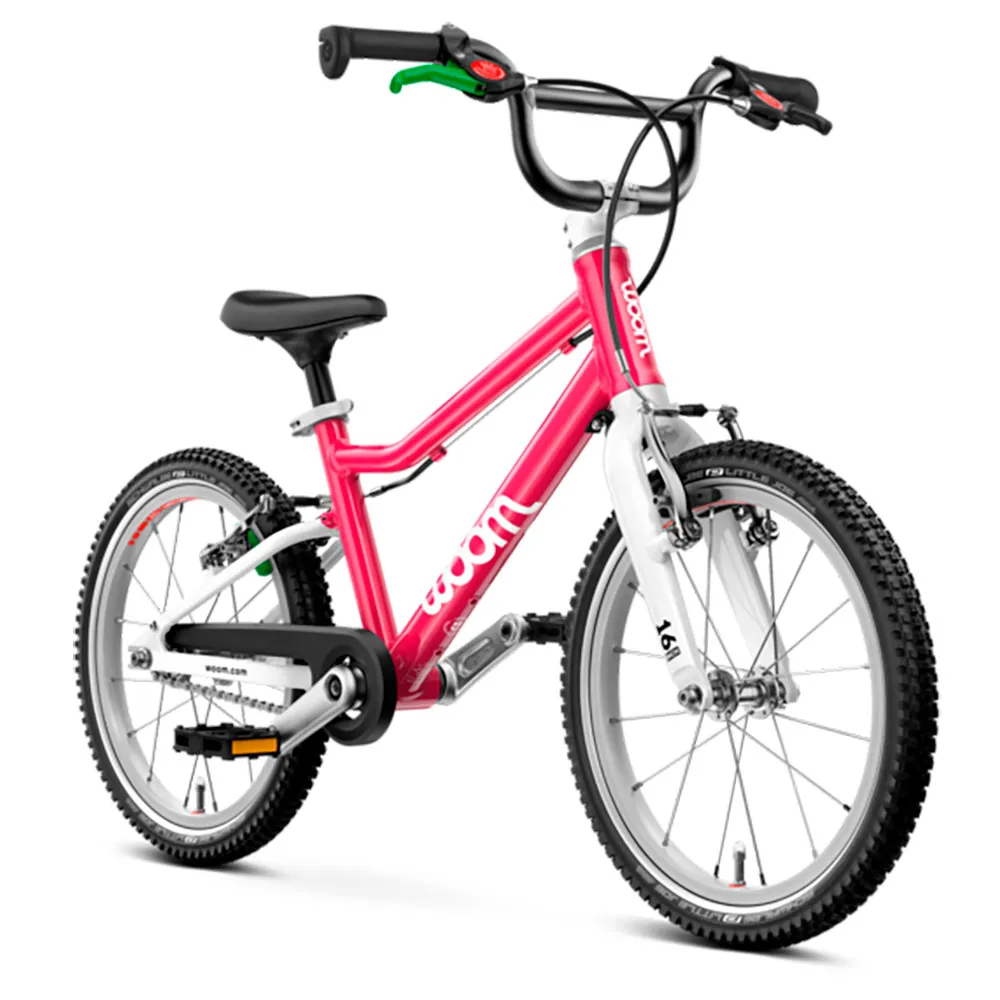 Woom GO 3 16" Kids Bike Pink - image 1