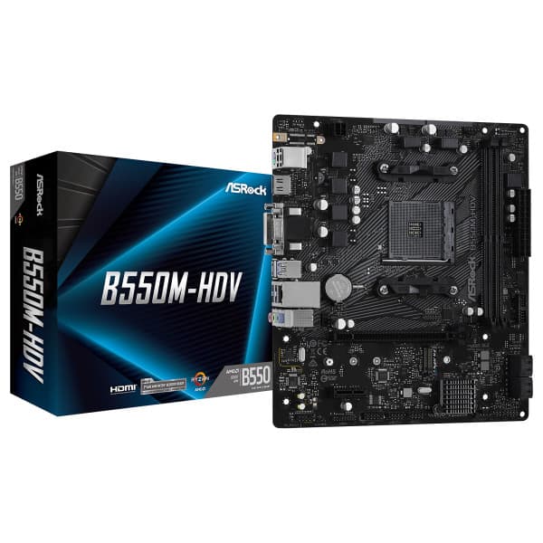 ASRock B550M-HDV Micro ATX Motherboard - image 1