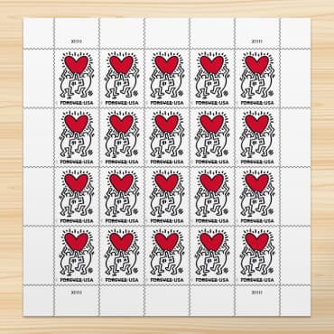 Love 2025 Forever Stamps Pane of 20 - image 1