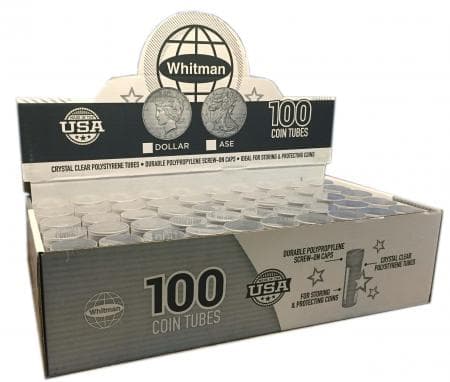 Whitman/HE Harris Round Tubes Silver Eagle Size - image 1