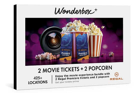 REGAL Movie Bundle - 2 tickets + 2 popcorn - image 1