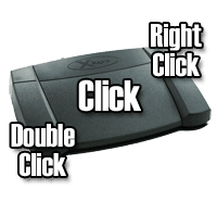 X-keys USB Mouse Click Foot Pedal - image 1