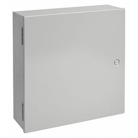 Flush Latch Electrical Enclosures, 30 in H, 8.62 in D, 24 in W, 1, Steel - image 1