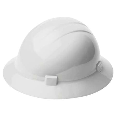 Hard Hat, Americana, Polyethylene, 4 Point Ratchet, Type 1, Class E, White - image 1