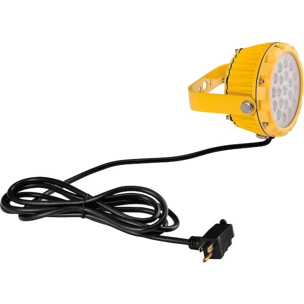 20W LED Dock Light Head Only, 1800 Lumens, 5000K, On/Off Switch, 9' Cord w/Plug - image 1