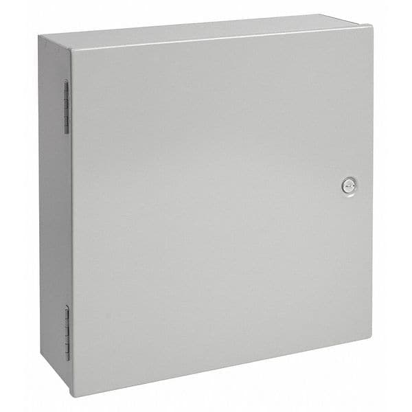 Flush Latch Electrical Enclosures, 30 in H, 8.62 in D, 24 in W, 1, Steel - image 1
