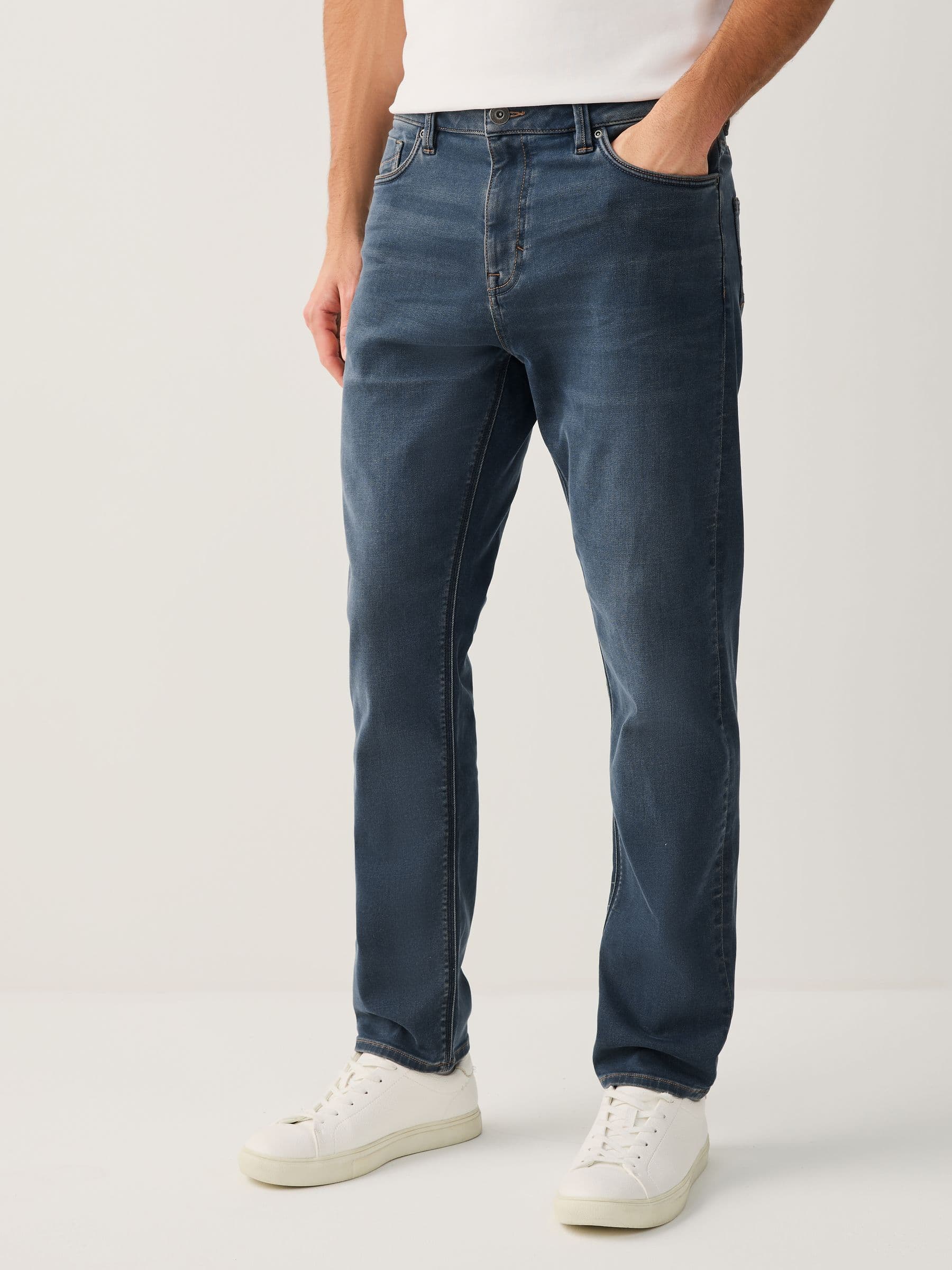Dusky Blue Slim Fit Motionflex Jeans - image 1