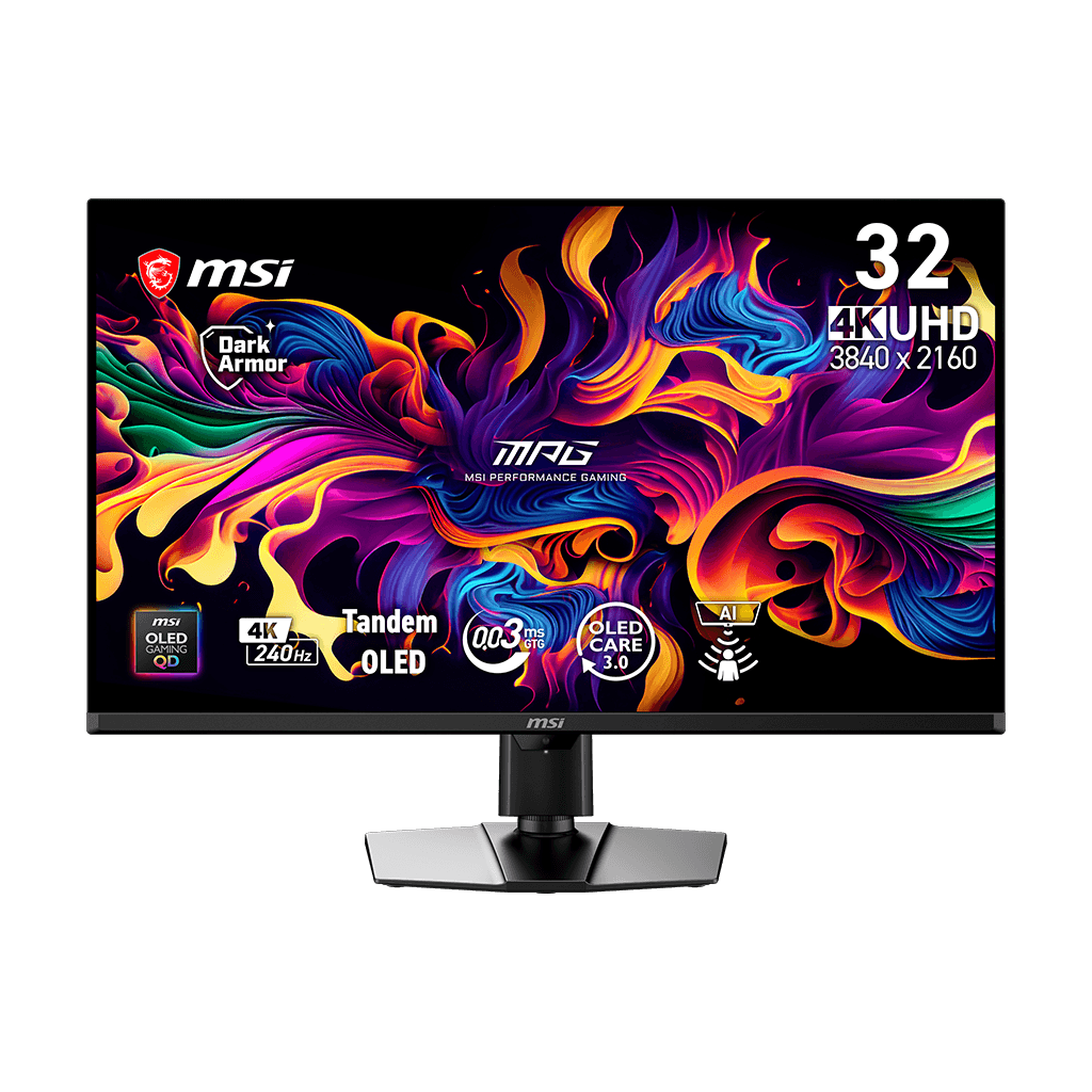 MSI MPG 322UR QD-OLED X24 32" UHD 240Hz Flat Gaming Monitor - image 1