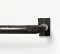 Pottery Barn Hidden Connection Cast Iron Room Darkening Curtain Rod - image 1