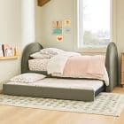 Elora Arched Upholstered Daybed with Trundle - image 1