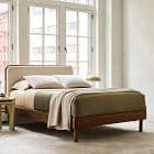 Miles Wood & Upholstered Bed - image 1