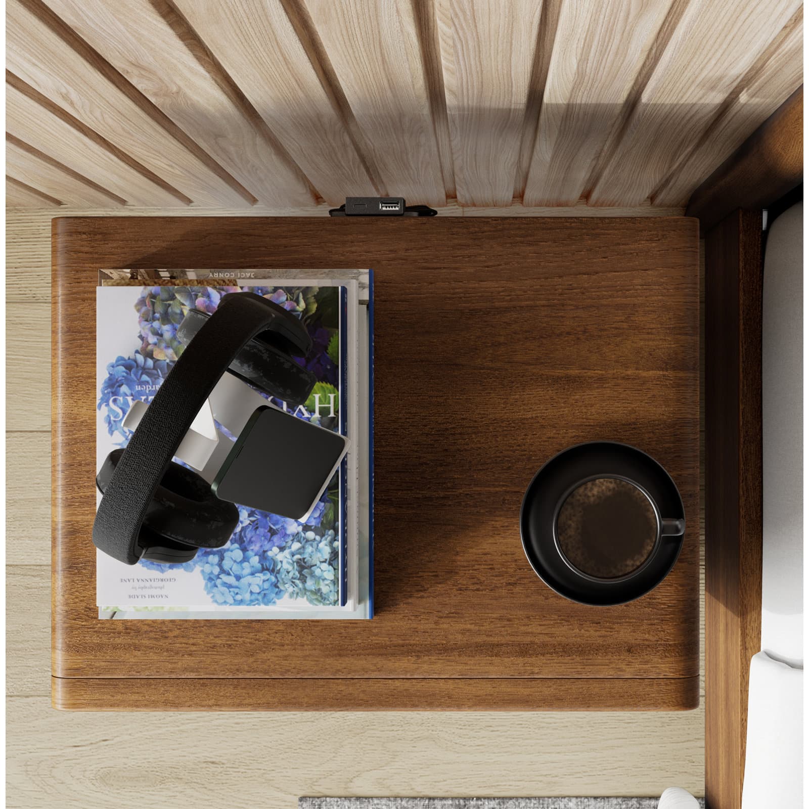 AllModern Ini 2-Drawer Nightstand in Brown - image 1
