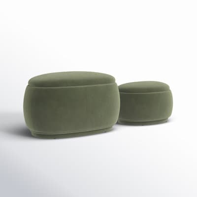 Hoya 2 - Piece Upholstered Storage Ottoman - image 1