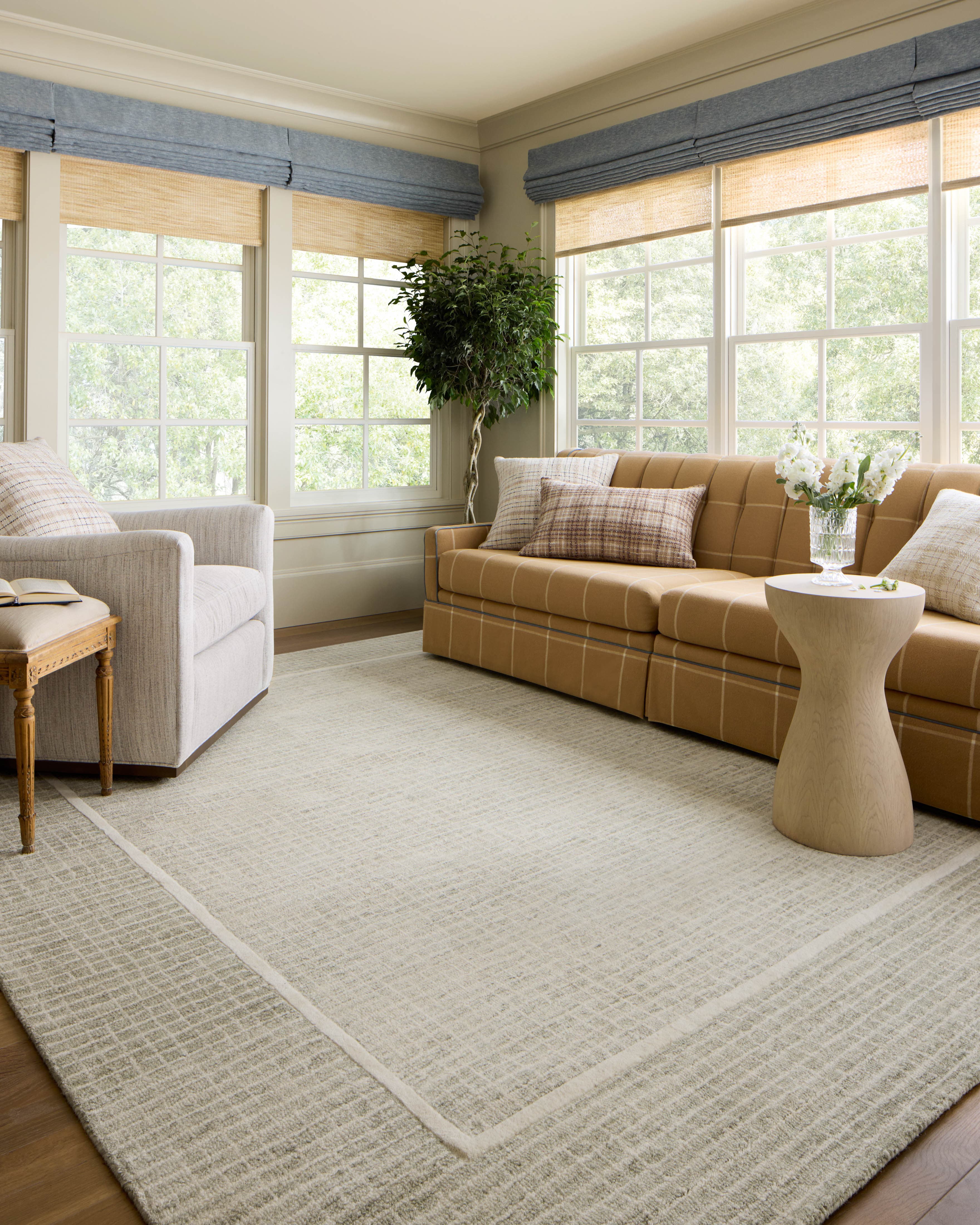 Chris Loves Julia x Loloi Briggs Sage / Ivory Area Rug - image 1
