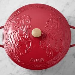 Staub Enameled Cast Iron Essential French Oven with Horse Lid, 5-Qt. - image 1