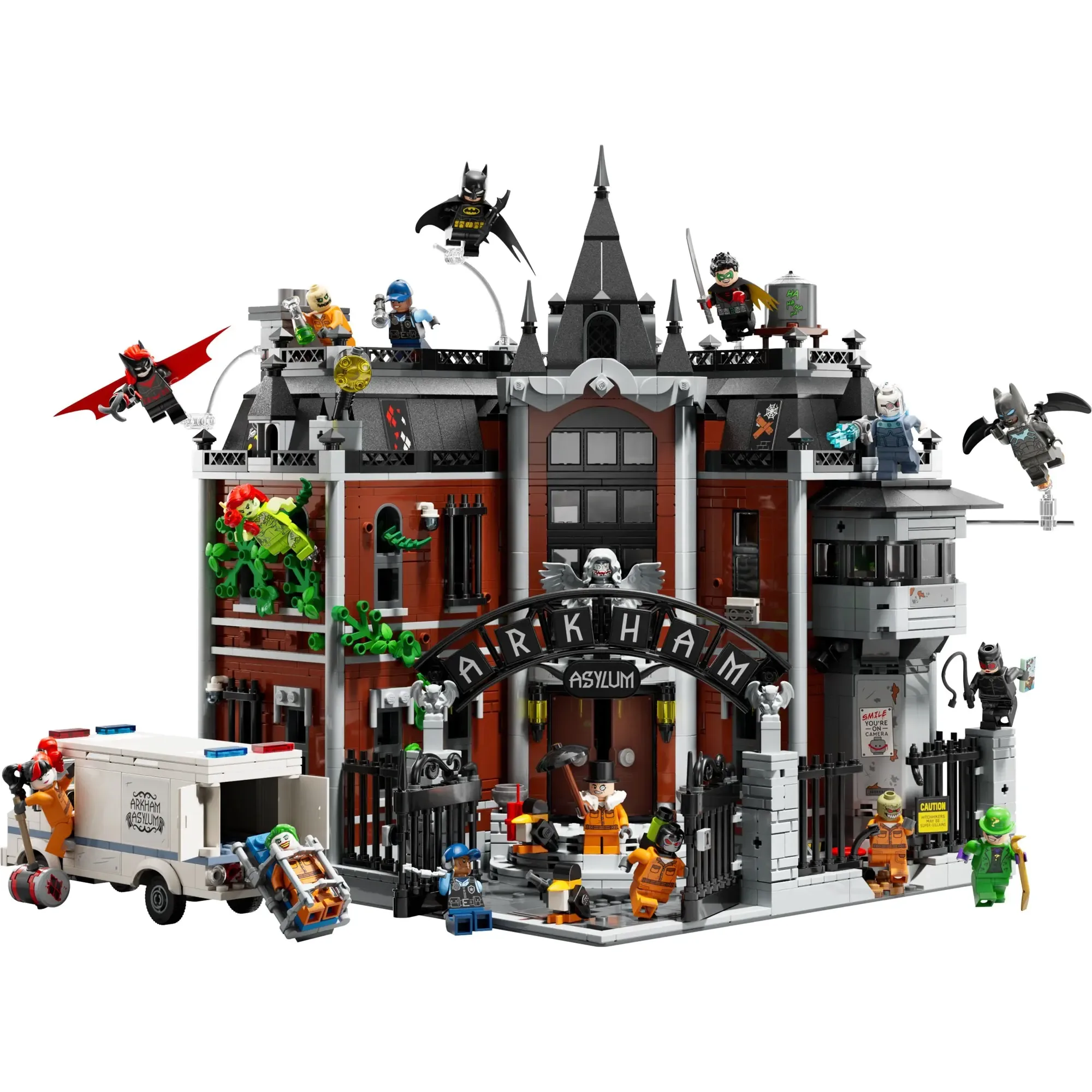 Brickvivid Batman Arkham Asylum Building Set with 16 Minifigures - image 1