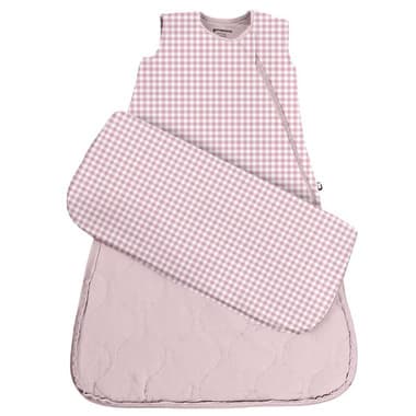 Gunamuna Sleep Bag Duvet Pink Gingham 0.5 TOG 3-9 Months - image 1