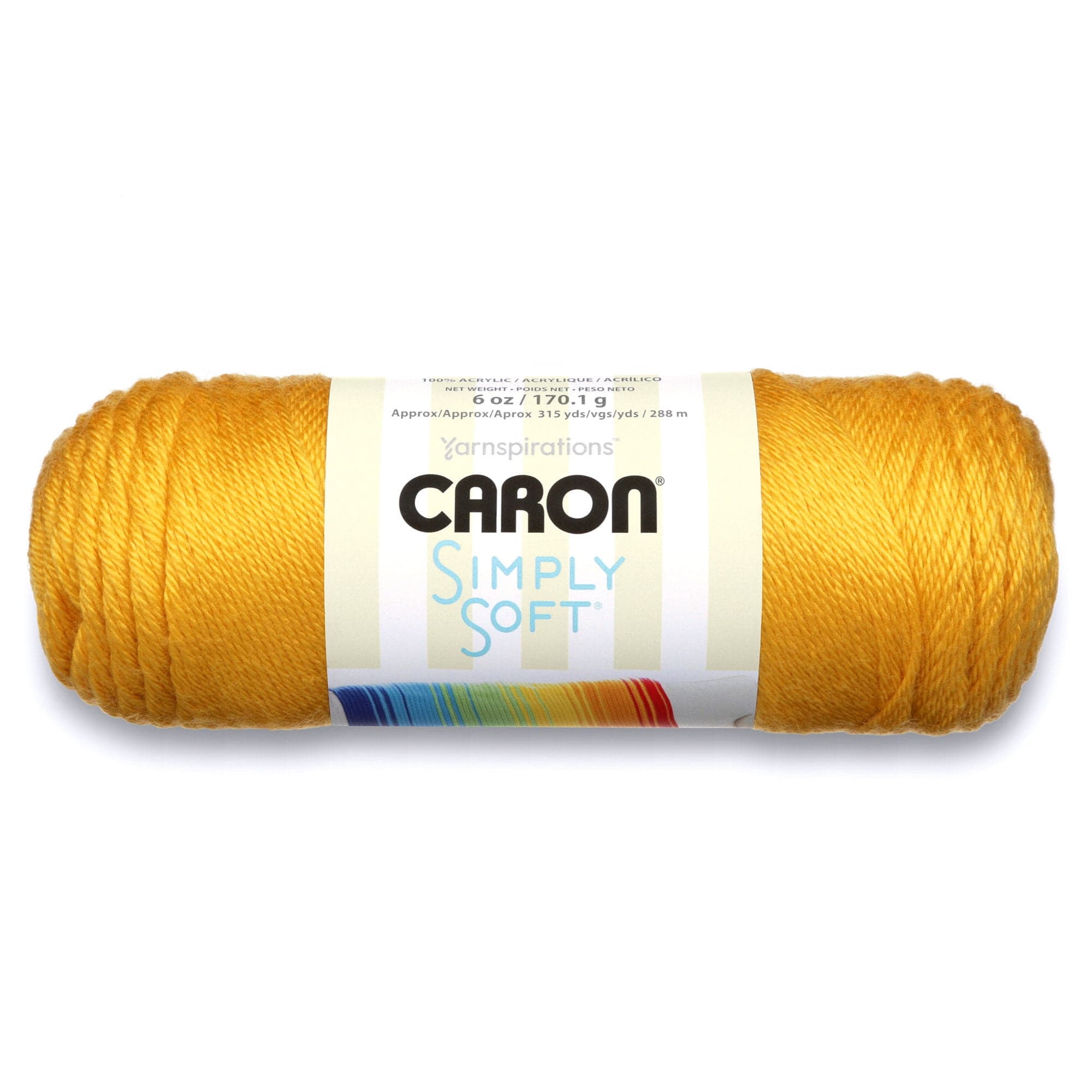 Caron Simply Soft Yarn, Gold - image 1