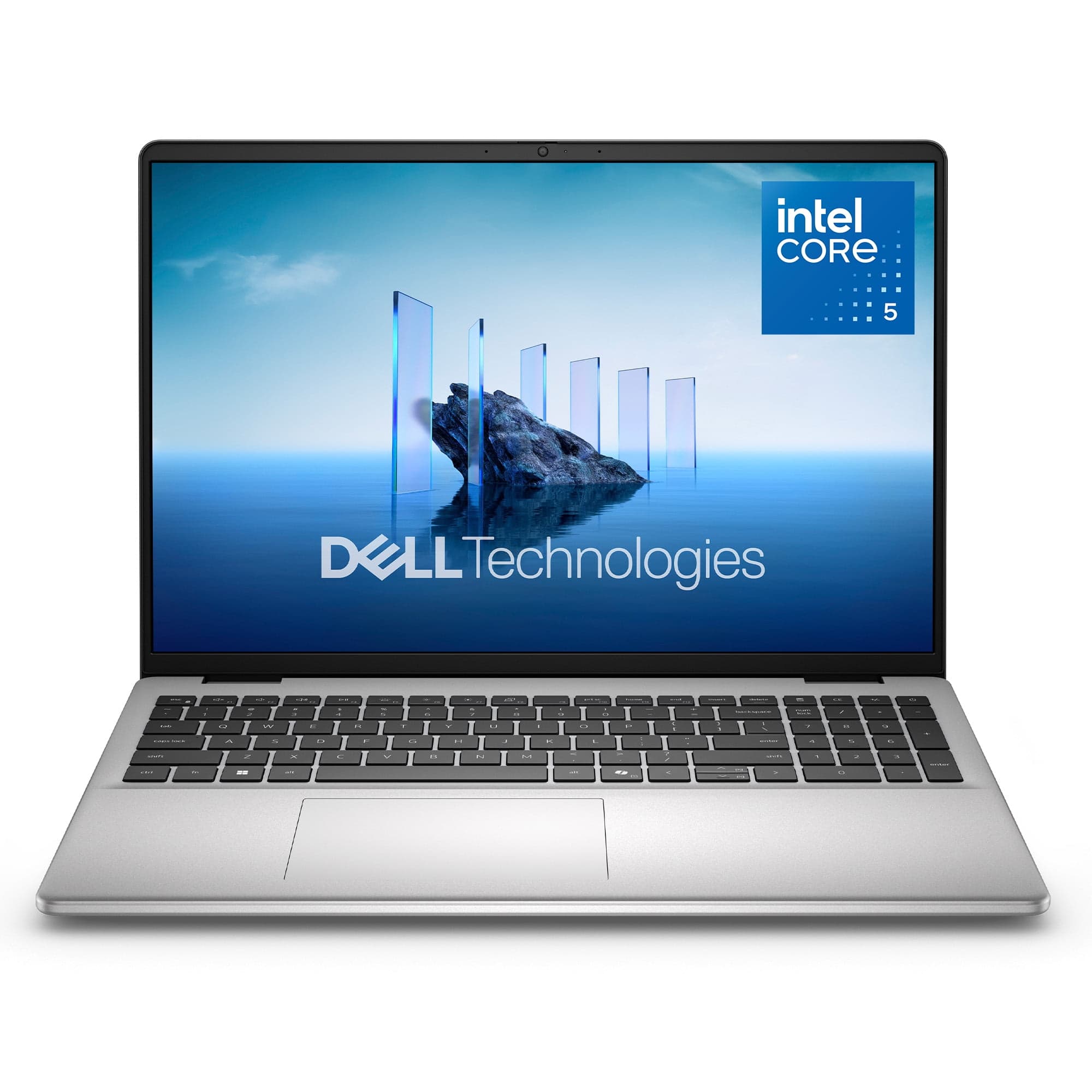 Dell 16” Laptop, Intel® Core™ 5, 8GB, 512GB, FHD+ Touch, Silver Metal, Backlit Keyboard - image 1