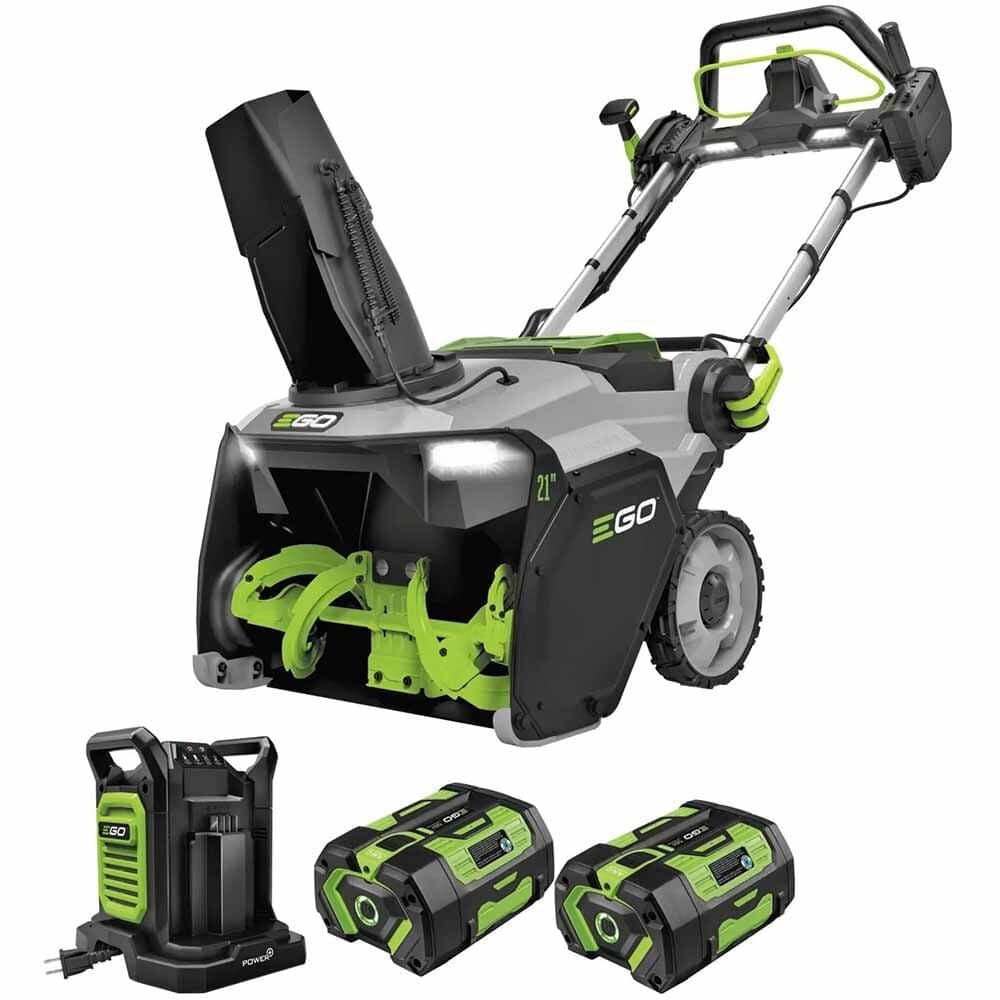 Ego 21 Inch Single-Stage Snow Blower Kit 2 X 6Ah Batteries + Dual Port Charger - image 1