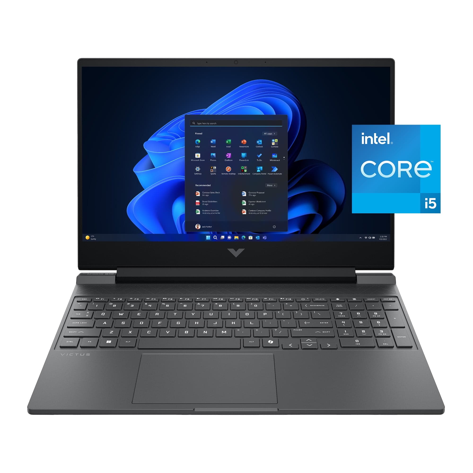 HP Victus 15.6 inch FHD 144Hz IPS Win 11 Gaming Laptop Intel Core i5-13420H 16GB RAM 512GB SSD RTX 4050 Mica Silver - image 1