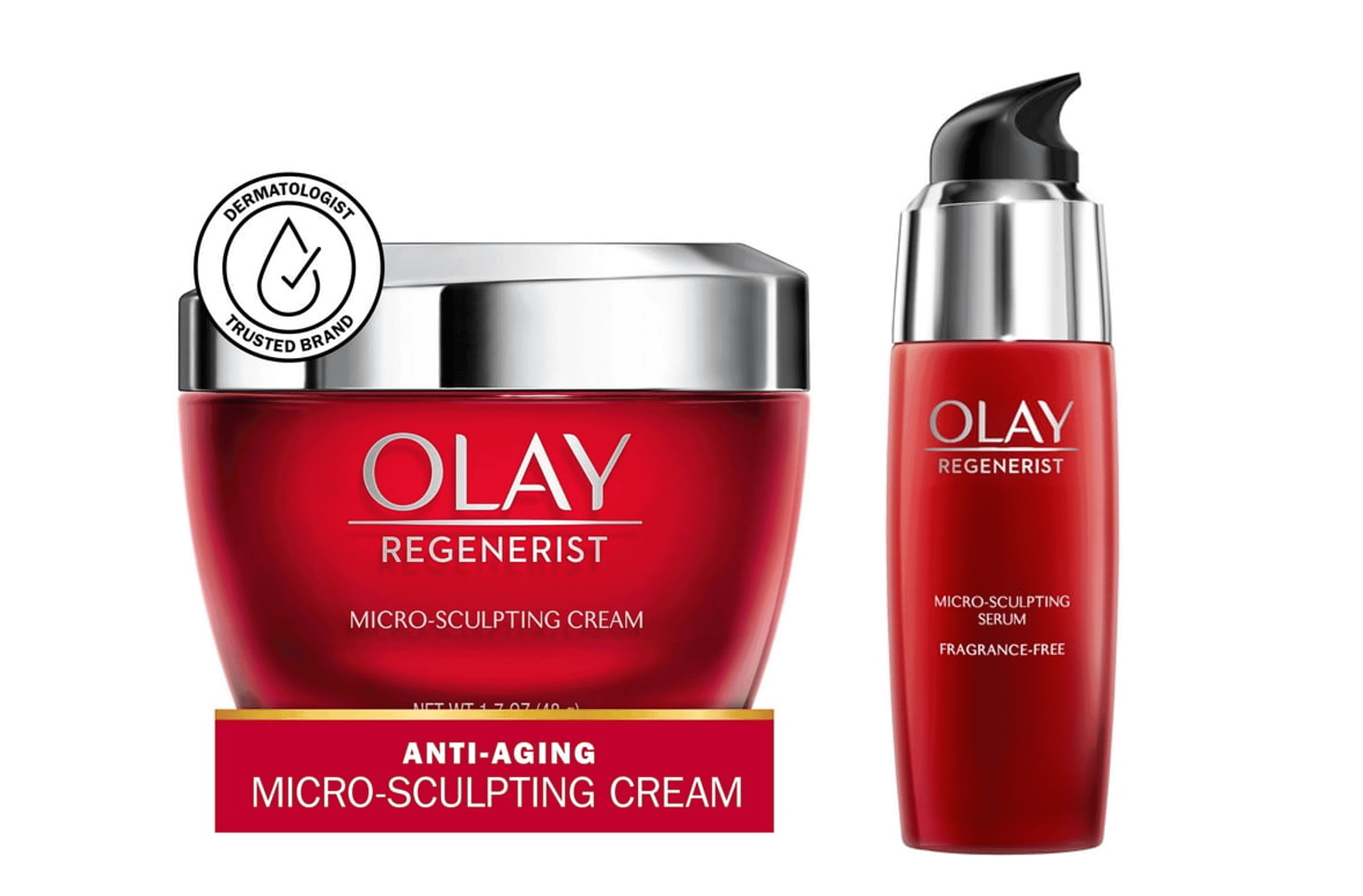 Olay Regenerist Moisturizer and Face Serum Set, Skin Care Bundle - image 1