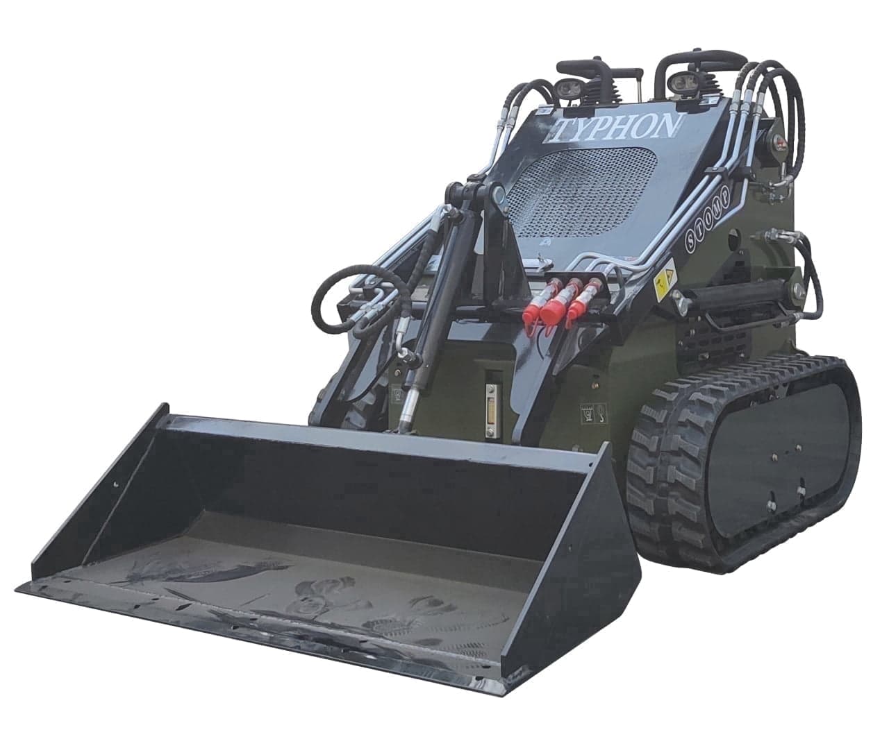 TYPHON Skid-Steer Loader Tracked 22.1 HP Honda EPA Gasoline Engine for Gardens, Farming - image 1