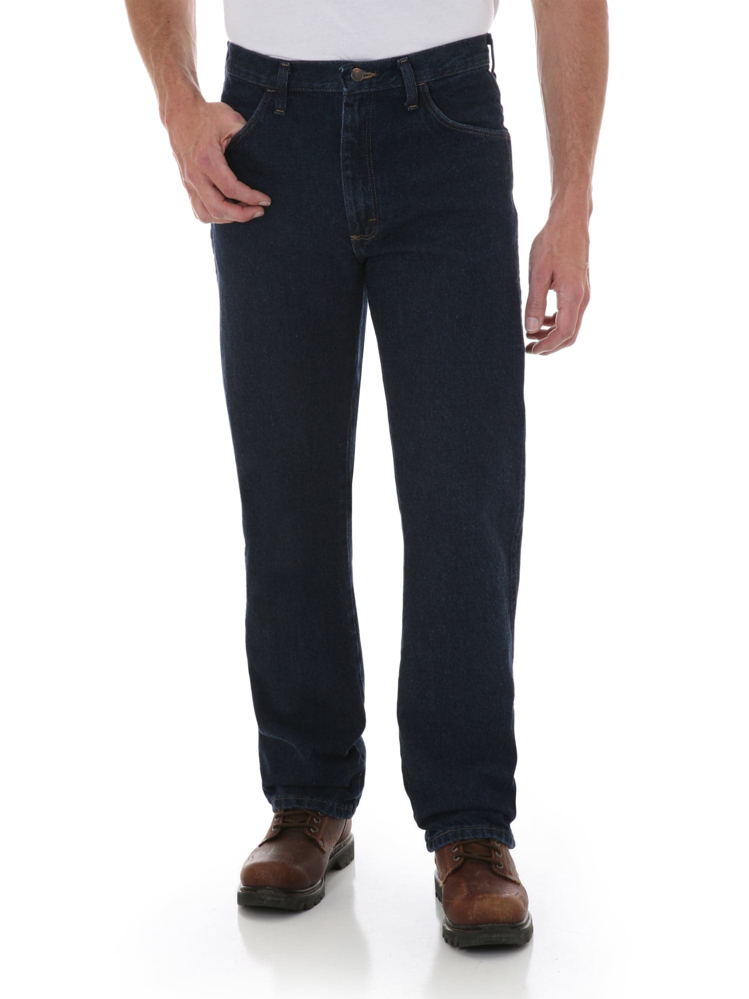 Wrangler Rustler Men's and Big Men's Regular Fit Boot Cut Cotton Jeans - image 1