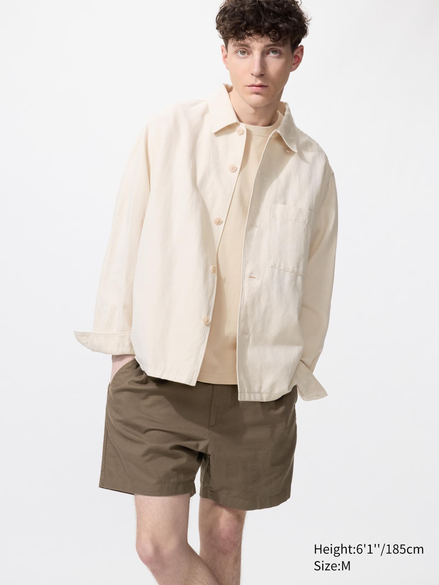 Linen Blend Easy Shorts | 5" - image 1