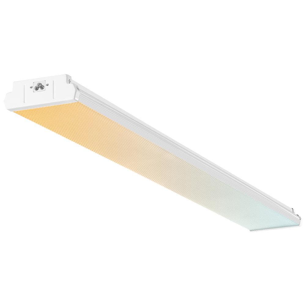 4 ft. LED Wraparound Light 50-Watt 5500LM LED Shop Light 3000K/4000K/5000K Adjustable LED Ceiling Lighting Fixtures ETL - image 1