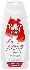 Punky Colour 3-in-1 Color Depositing Conditioner & Hair Cleanser - Redilicious, Semi Permanent Hair Color Refresh, Temporary Hair Dye, Sulfate-Free, Vegan, Red, 8.5 fl oz - image 1