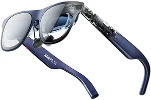 XREAL 1S AR/XR Glasses, 500" Virtual Screen Smart Glasses with 52° FOV, Native 3DoF, REAL 3D, Powered by X1 Chip, Supports All USB-C DP Devices Including iPhone 17/16 and Handhelds, like ROG/SteamDeck - image 1