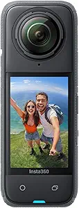 Insta360 X4 Standard Bundle - Waterproof 8K 360 Action Camera, 4K Wide-Angle Video, Invisible Selfie Stick Effect, Removable Lens Guards, 135 Min Battery Life, AI Editing, Stabilization (Renewed) - image 1