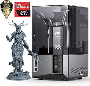 ELEGOO Mars 5 Ultra 7" 9K MSLA Resin 3D Printer with Intelligent Mechanical Sensor, 150mm/h Fast Speed, AI Camera, Wi-Fi Cluster Printing, Auto-Leveling, Printing Size of 6.04 × 3.06 × 6.49 inch - image 1
