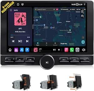 Eonon UX6K Pro Max 8-Core Android 13 Double Din Car Stereo 10.1" QLED Headunit 8GB RAM 128GB Storage with CarPlay, Android Auto, Bluetooth 5.1, DSP, Optical & Coax Output, 4G LTE, Screen Split - image 1