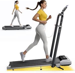 TOPUTURE Foldable Walking Pad Treadmill with 12% Incline and Adjustable Handlebar, Portable Compact Treadmill for Home/Office with Remote Control, App & LED Display, 300lbs Capacity - image 1