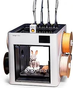 Snapmaker U1 3D Printer Multi Color,4 Toolhead with 5 Seconds Tool Change,MultiColor Printing with 5X More Speed and 5X Less Waste,Smart Calibration,CoreXY 500mm/s Speed,270x270x270mm Large Build Size - image 1