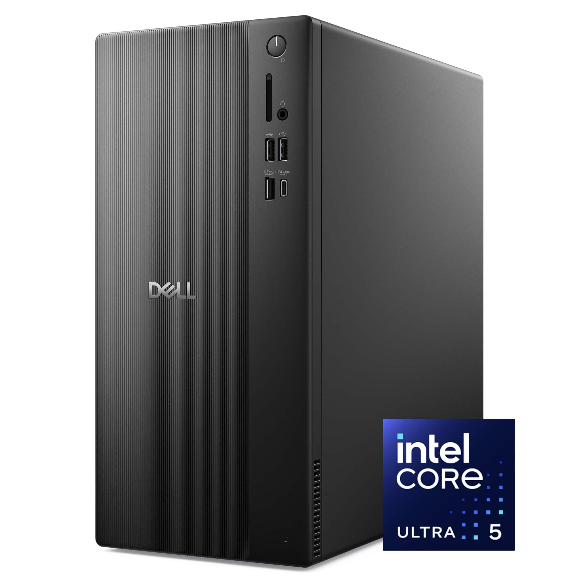 Dell Desktop Intel Core Ultra 5 Series 2 225 2025 16GB Memory 1TB Storage Black DECT1250-5067BLK-PUS - image 1