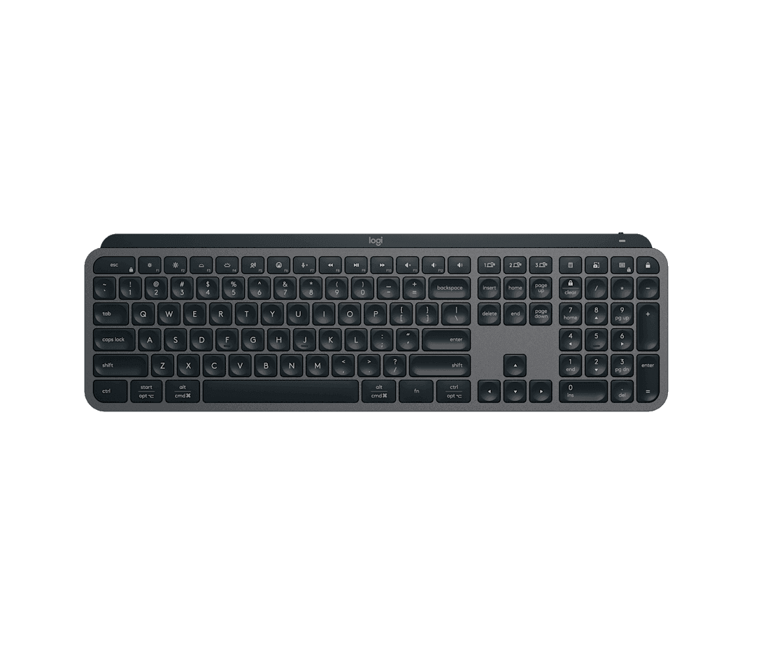 Logitech MX Keys S Wireless Illuminated Keyboard Graphite - image 1