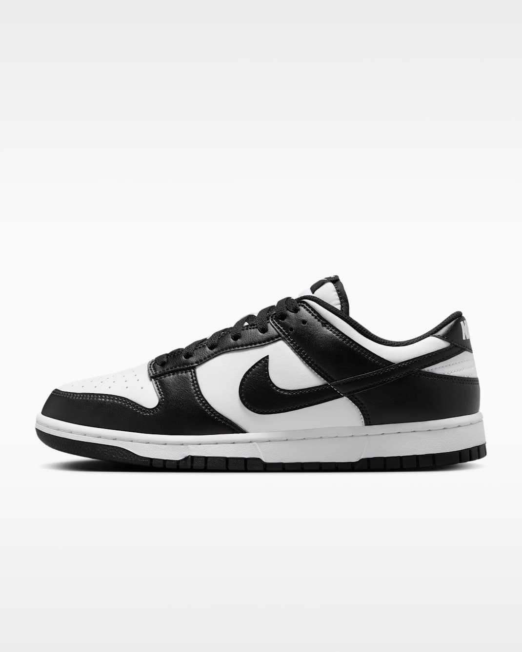 Nike Dunk Low Retro Men's Shoes HF5441-100 White/White/Black - image 1