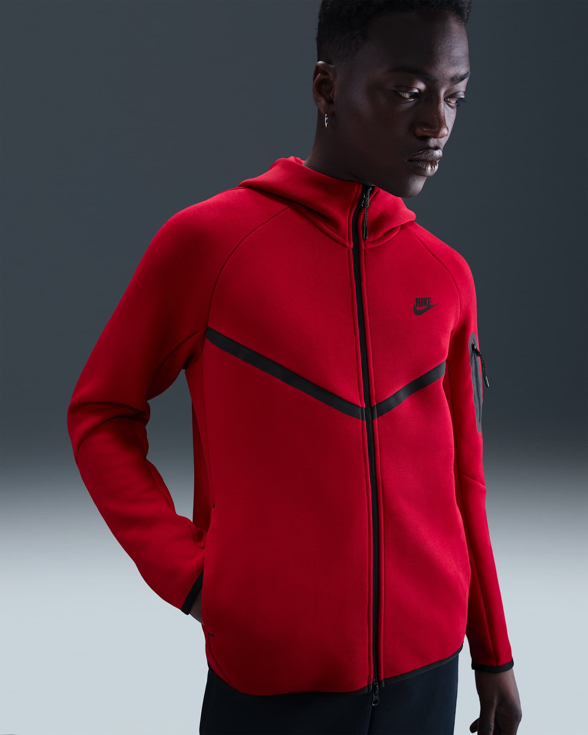 Nike Tech Men's Fleece Windrunner Full-Zip Jacket - image 1