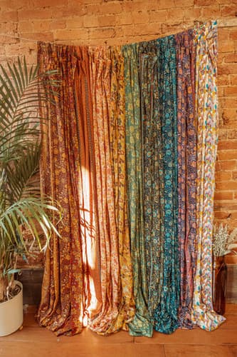 Silk Curtain Panels - image 1