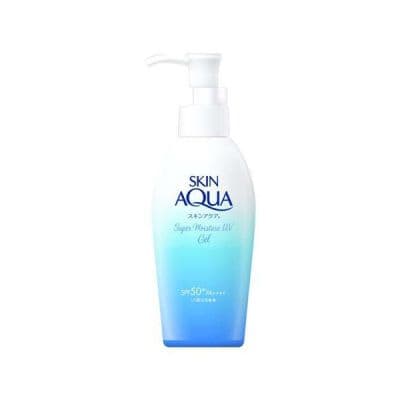 Rohto Mentholatum Skin Aqua Sunscreen Super Moisture Gel Pump SPF50+ PA++++ 140g - image 1